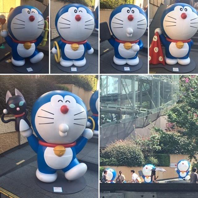 ほぼ等身大のドラえもん！.わっ！たくさんのドラえもん。道路反対側ん歩いていた私、どー...