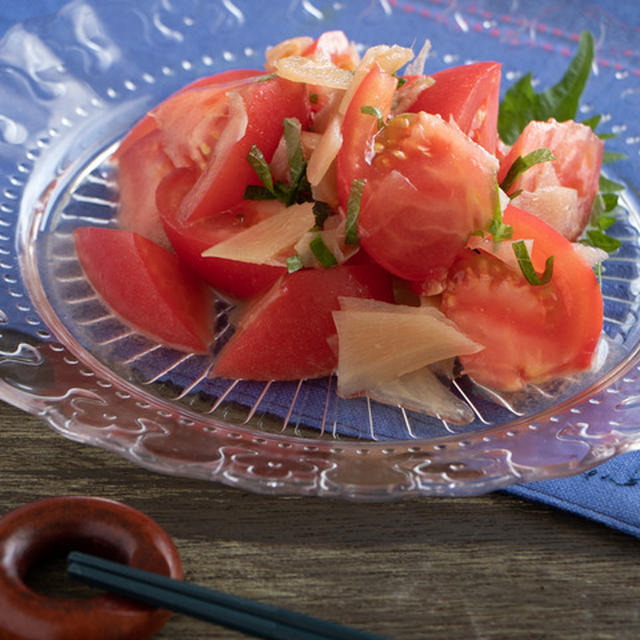【簡単レシピ】岐阜県産のトマトで、冷たい「ガリトマト」