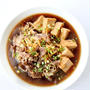 サッと煮て柔らか【牛肉と絹揚げのしぐれ煮風】
