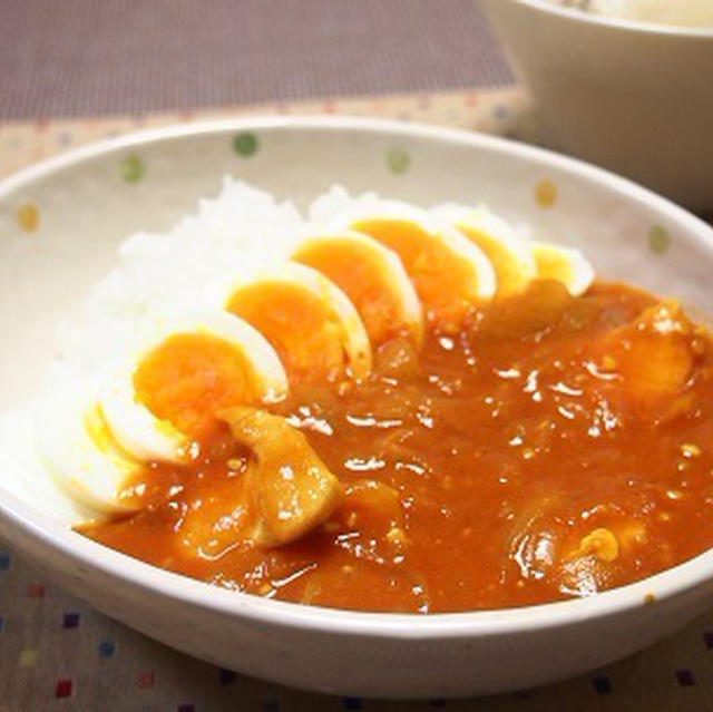 時短！トマトジュースでチキンエッグカレー