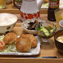 メンチカツ定食。