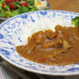 今日の晩ご飯/野菜の旨みが凝縮！「すりおろし和風ポークカレー」と、「オクラとトマトのレモンサラダ」