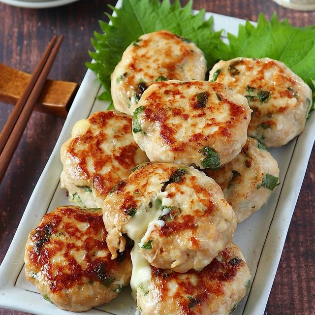 いざ、再挑戦！しそ入りチーズin鶏つくね