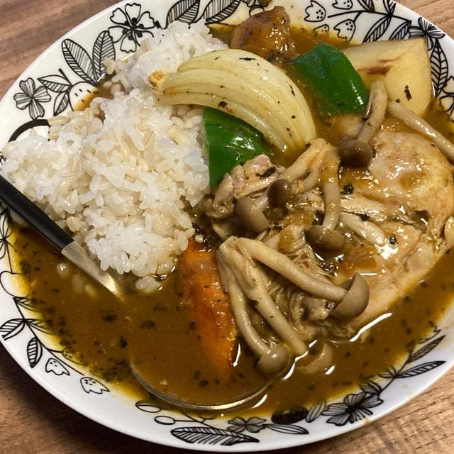 スパイシーチキンカレーレッグ♪