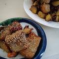 秋鮭を食べよう最終回！秋鮭とサツマイモの甘酢照り焼き by うさまるさん