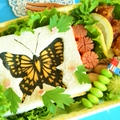 蝶々サンド　海苔とデコ2種類サンドレシピ♪
