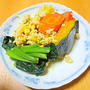 ほっこりした素朴な味わい "かぼちゃと挽肉のそぼろ煮 " 
