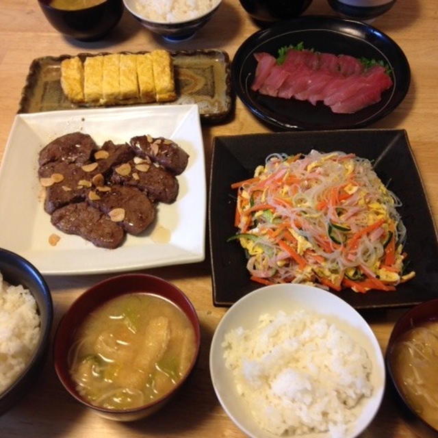 今日のお昼は春雨サラダなど～と三男入学式～