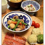 筑前煮とおにぎりの和食ワンプレート