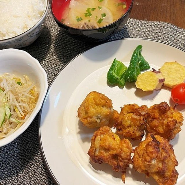 針治療でした＆7鶏とゴボウのボール揚げ