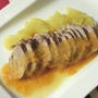 豚肉の野菜ソース☆りんご添え