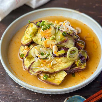 冷たくするのがうますぎ☆レンチンで即席よだれナス