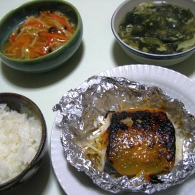 鰆の味噌マヨ焼き（失敗。。）