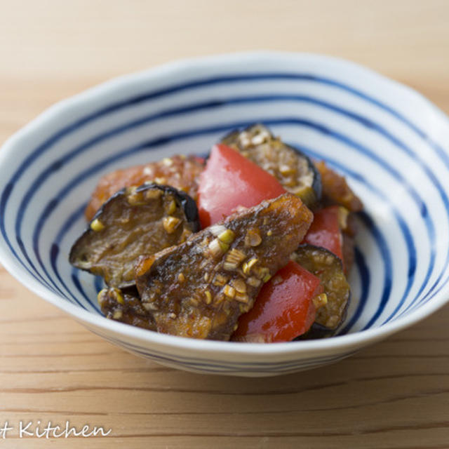 鯵の竜田揚げ　ネギソース