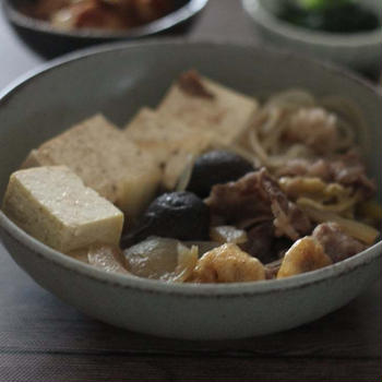 今日は和食の日。糀甘酒で道産黒毛和牛の肉豆腐