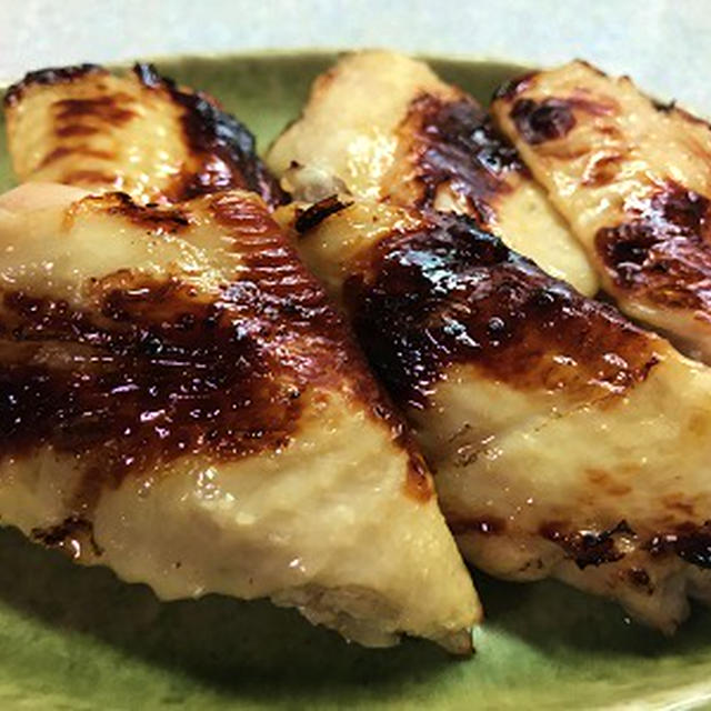 鶏手羽中の塩こうじ焼き＆送られてきたホタテバター焼きセット♪
