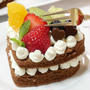 ハートのフルーツケーキの作り方