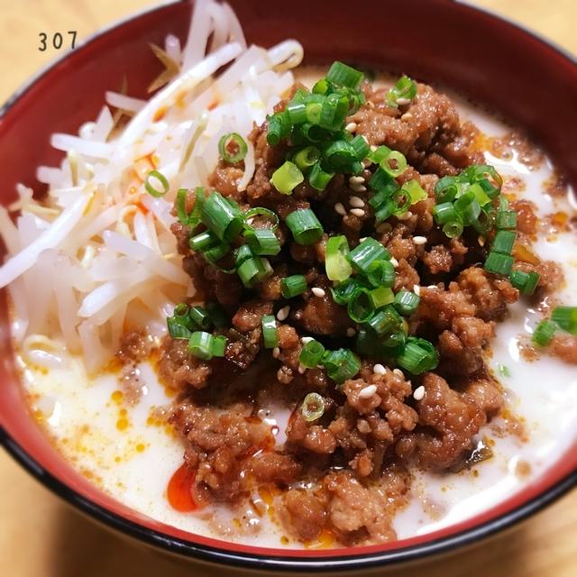 我が家の大好評！！担々麺風中華そば