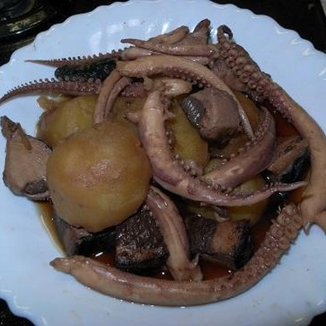 ○[圧力鍋]鰹イカじゃが
