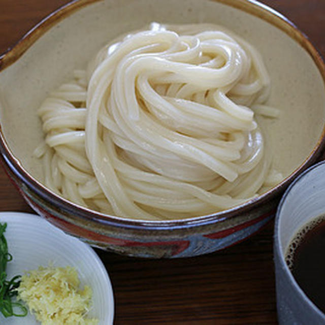 温かくなって「ざるうどん」
