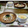 ちらし寿司＆中華風茶碗蒸し　季節外れでしたこと