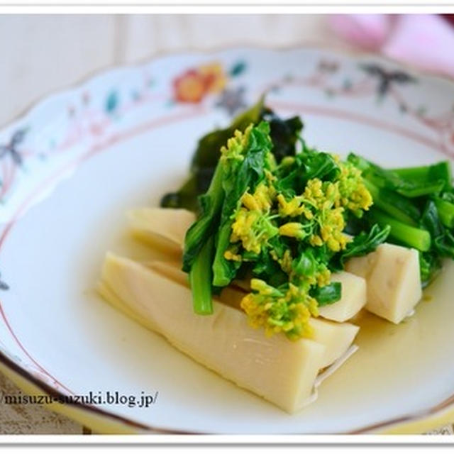 レンジですぐできる春のお浸し【作りおきレシピ】