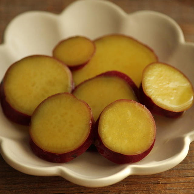 さつまいものはちみつレモン煮