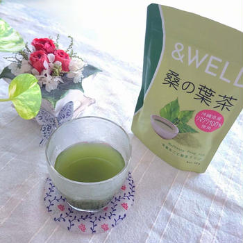 &WELL 桑の葉茶 を飲んだりお料理に使ったり