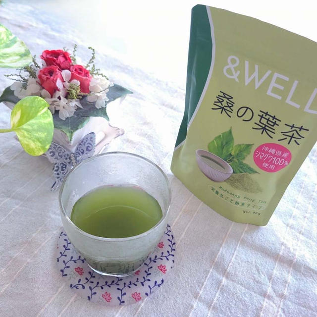 &WELL 桑の葉茶 を飲んだりお料理に使ったり