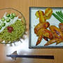 一応、ちょっとだけ七夕を意識した晩ご飯。