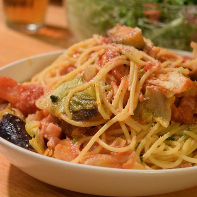 次女に買物頼める便利さ。ナスとベーコンのトマトソースパスタが好き｜パパの料理塾 1期生修了パパからのメッセージ。2期生4月11日（水）スタート。塾生募集中