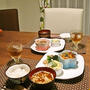 塩麹鶏のトマト煮チーズグリル