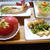 冷たい茶わん蒸し＆牛こま肉とトマトのオイスターソース炒めの献立　夕ご飯（２日分）
