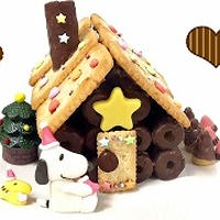 スヌーピーとお菓子の家の簡単な作り方♡Snoopy Chocolate House