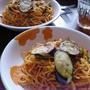 なすトマトパスタ★クランベリー