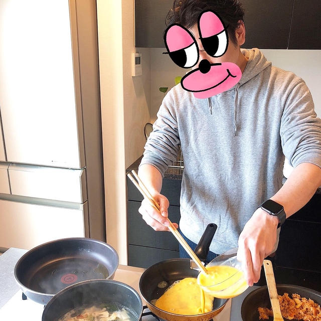 旦那がランチを作りました！！