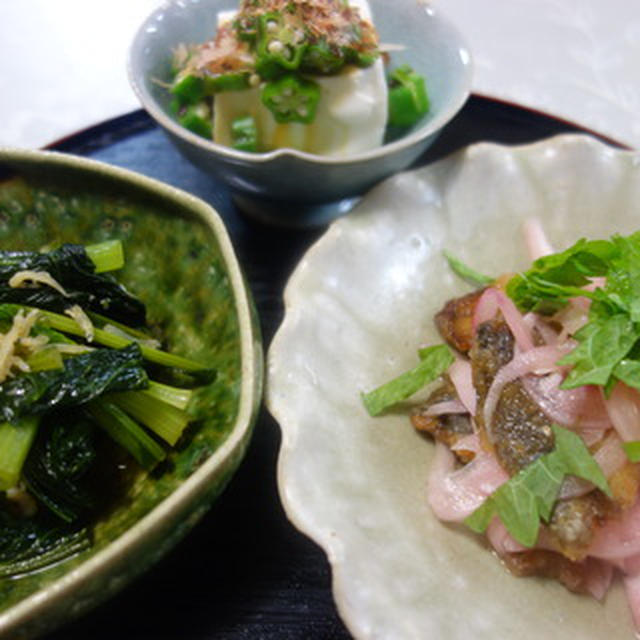 小鯵の玉葱和え
