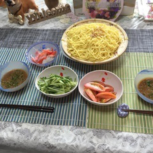 五木のざるラーメンとお芋のスィーツ