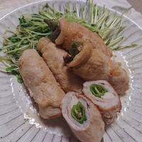 野菜ロールのしょうが焼き ＆あなたはお風呂にどれくらいの時間入ってる？