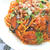 ふっくらナスが美味しい〜！群馬県産ナスとベーコンのトマトソーススパゲティ。