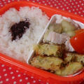 オクラ入りふわふわおこのみ焼きのお弁当