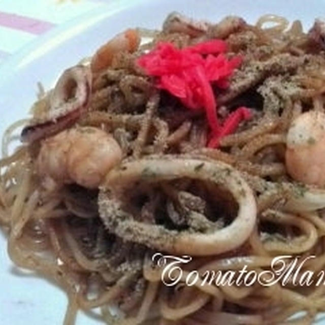 「木下製麺所」の富士宮焼きそば☆海鮮風