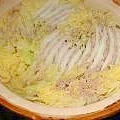 豚肉と白菜のミルフィーユ蒸し鍋 by カナシュンばーばさん