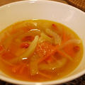 枸杞子入り薬膳野菜スープと春の食材について