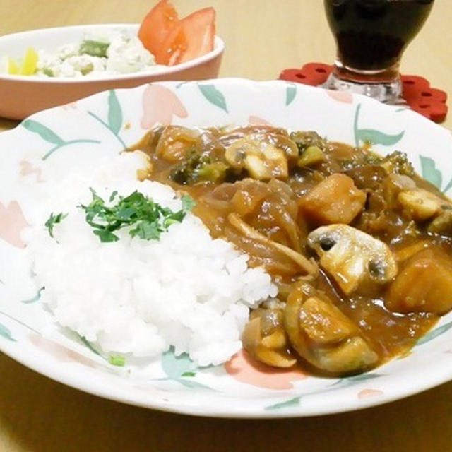 お野菜とビーフのまろやかカレーライス☆