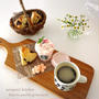 スタバのプリンカップで♡と 簡単チョコチャンクスコーンdeおうちカフェ♡