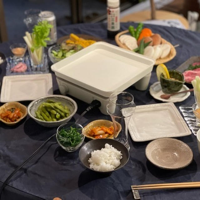 ちっこいアビエンで、ネギ塩牛タンの夜ごはん