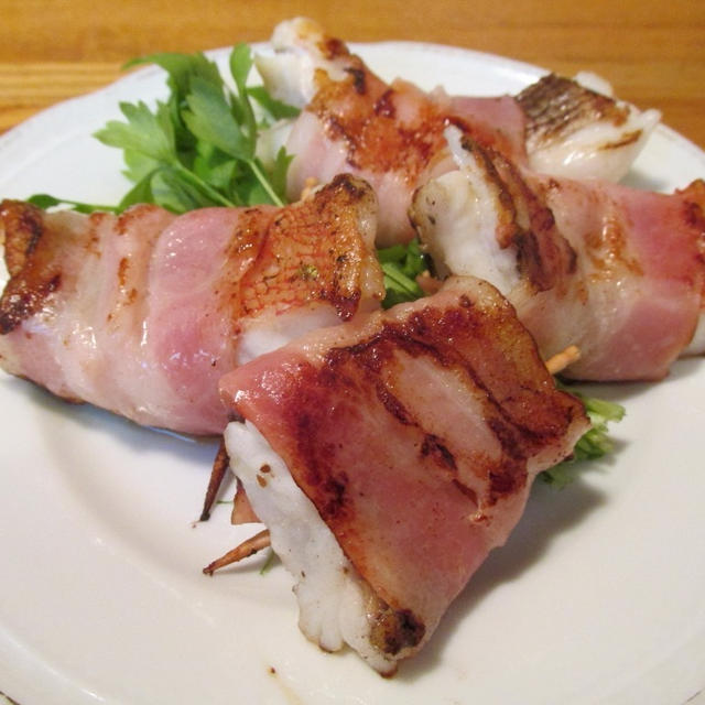 旨魚料理 オニカサゴのベーコン巻き By まるかつさん レシピブログ 料理ブログのレシピ満載