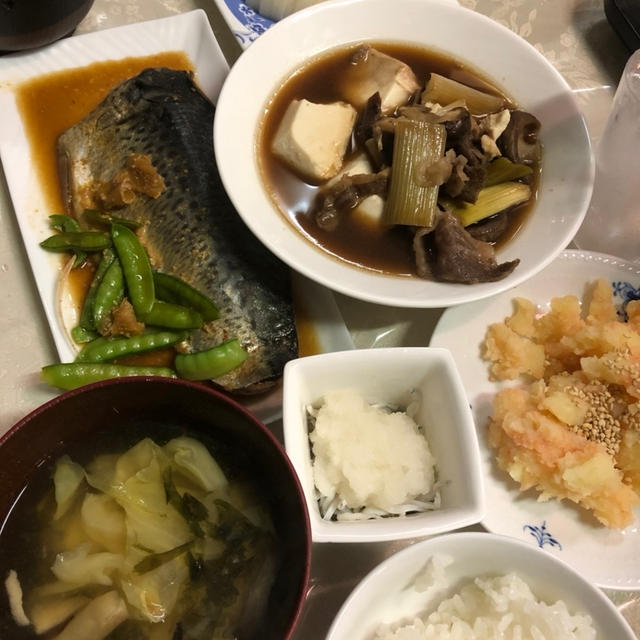 今日の夜ご飯