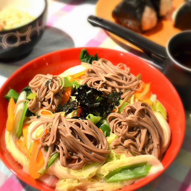 食物繊維たっぷり蕎麦サラダ〜アトピーケアレシピ〜